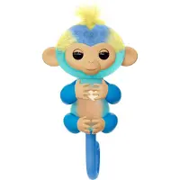 Fingerlings 2.0 Aapje Leo + Licht En Geluid Blauw