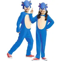 JAKKS Pacific Vegaoo - Basis Sonic vermomming voor kinderen