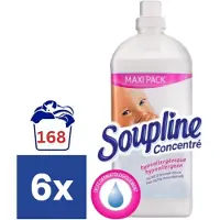 Soupline Hypoallergeen Wasverzachter - 6 x 650 ml 168 wasbeurten)