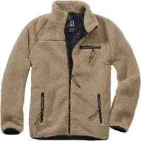 Brandit Fleece jas camel / zwart