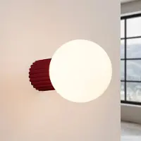 Sollux Wandlampe , ORBI, dimbare, Rood, Badkamer, Aluminium