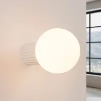 Sollux Wandlampe , ORBI, dimbare, Beige, Badkamer, Aluminium