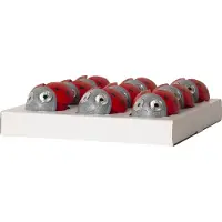 Star Trading Display Solar light Lady, lieveheersbeestje, 9 stuks, rood, LED, schemersensor, warm wit, voor buiten, 9 cm