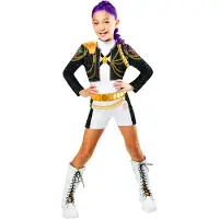 Rubies Klassiek kinderkostuum Rumi Gold K-Pop Taille 7-8 ans