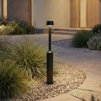 LUCANDE Buitenverlichting , Tareko, Zwart, Terras, Aluminium, Modern