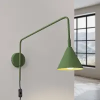 Sollux Wandlampe , LYS, Groen, Woonkamer, Metaal, Scandinavisch