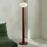 Aldex Design vloerlamp Flo, rood, Woon-/ Eetkamer, metaal, Design, vloerlamp