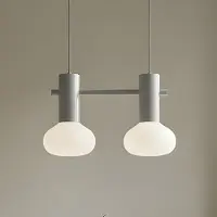 Aldex Hanglampe , Flo, dimbare, Grijs, Woonkamer, Metaal, Designer