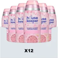 Housekeeper 12x Geurparels Roze 28 Wasbeurten 480 Gram