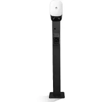LDY Wandbox-standaard voor Huawei – Metalen montagepaal, geschikt voor 1 laadstation, weerbestendig en met poedercoating, 149 cm hoog, zwart