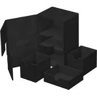Ultimate Guard Twin Flip'n'Tray 160+ Xenoskin - Black Card Boxes