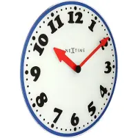 Nextime Boy - Klok - Rond - Glas - Ø43 cm - Blauw