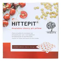 Hittepit Heatable Cherry Pit Pillow Vierkant Red Cherry
