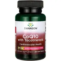 Swanson Health - CoQ10, 100 mg (met 10 mg tocotriënolen) - 60 zachte capsules
