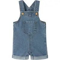 Name it Tuinbroeken - NbmLou - Medium+ Blue Denim - - 74 - Tuinbroeken