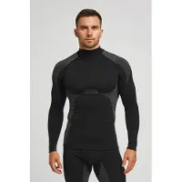 Heatkeeper Thermo ondergoed heren - Warm Thermoshirt Lange mouw - Techno - Zwart / XL