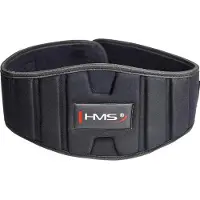 HMS PA3448 Serie - Gewichthebergordel - Zwart - Neopreen en Mesh