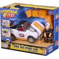 Bandai Race Ace Stuntman Stunt Car Figure Paars Kinderen