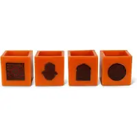 Safaary Marokkaanse waxinelichthouder Ø 12 x 12cm-poort patroon