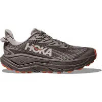Hoka One One Loopschoen 'CHALLENGER 8' grijs / donkergrijs / oranje