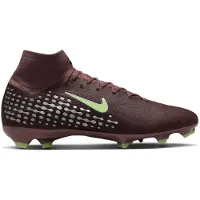 Nike Zoom Mercurial Superfly 10 Mbappé Pro Gras Voetbalschoenen (FG) Bruin Neongeel Zilver