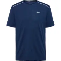 Nike Miler UV Trainingsshirt Donkerblauw Zilver