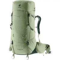 Deuter Aircontact Core 55+10 SL, rugzak, olijfgroen, uniseks, 55 liter, 2,02 kg, uitbreidbaar tot 65 liter