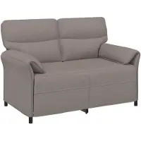 vidaXL 2-Zits Sofa Taupe 138 x 83 x 95 cm