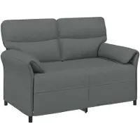 vidaXL Bank 100% polyester metalen frame MDF, Multiplex