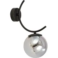 Emibig Wandlamp Boston, zwart/grafiet, 1-lamp
