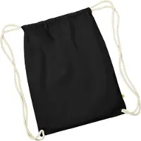 Westford Mill Earthware - Sac avec cordon de serrage (13 litres) (Taille unique) (Noir) - UTBC3351