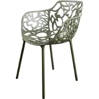 DS4U - Cast magnolia stoel met arm avocado