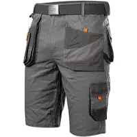 Neo Cotton Slim Serie - Korte Werkbroek - 100% Katoen - Maat M