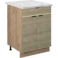 Vicco Fame-Line Onderkasten – 60 cm met lade, WB Marmer Eiken paneel