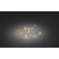 Konstsmide 1461-160 Micro-lichtketting Binnen werkt op batterijen Aantal lampen 40 LED Warmwit Verlichte lengte: 3.9 m Timer