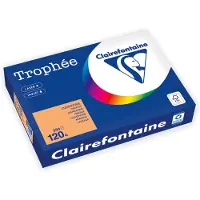 Clairefontaine Oranje A4 Gekleurd papier 120 grams (250 vel)
