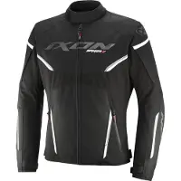 Ixon Striker 2 Zwart Wit Waterdichte Textiele Motorjas Maat 4XL
