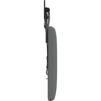 vidaXL Hangend hoofdbord Met LED-verlichting Donkergrijs Stof