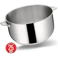 Lagostina Salvaspazio Steelpan Lagoseal Hoogwaardig Chroomnikkelstaal 18/10 - 18 cm