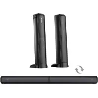 Ultimea Apollo S40 – 2.2-kanaals Smart TV Soundbar, 2-in-1 afneembaar ontwerp, Bluetooth 5.3