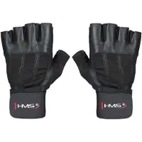 HMS RST04 - Fietshandschoenen - Zwart - XXL - Leren Handschoenen
