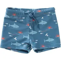 Fresk UV Zwembroek voor Jongens 74 - Sneldrogende Zwemkleding - UV-bescherming UPF 50 - Zwemshort Kinderen - Blauw - Shark