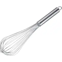 Westmark Whisk Pro – Flexibele roestvrijstalen garde – Praktische garde voor eieren, deeg, enz. – Kloppen, roeren en mixen – Zilver, 38 cm