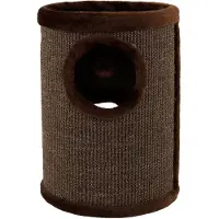 Lionto Krabton kat, compact met sisal & ligplatform, 50 cm bruin