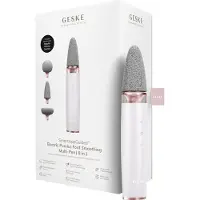 GESKE Electric Pumice Foot Smoothing Multi-Pen | 8 in 1 | Elektrische Voetvijl & Exfoliator | 3 Puimsteen Opzetstukken | Voor Zachte Voeten | Geavanceerde Eeltverwijdering | Voor je Pedicureset