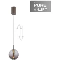 Paul Neuhaus Led hanglamp Pure Infinity met amber glas - Ø 18cm