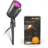 Steinel LED STRAHLER SPOT GARDEN SC 24V 089344 Buitenschijnwerper met bewegingsmelder 7.9 W Lichtkleur (naam): RGBWW
