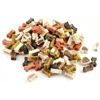 Topmast Partymix - Hondensnack - Zachte Hondensnoepjes - Beloning voor honden - Mix Bones - 500 GR (8 Stuks)