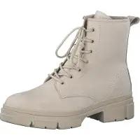 Tamaris Veterboots wit Leer 172103 Maat 41