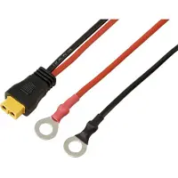 TRU COMPONENTS Ringkabelschoen voor XT60-aansluitkabel 0,25 m TC-13619316 Zwart, Rood Inhoud: 1 stuk(s)